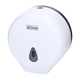 Dispensaor e papel higienico blanco