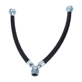 Manguera p/lavadora doble 1/2 x 12 negra