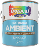 pintura satinada ambient sin olor tropical