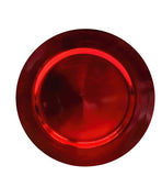 Plato base 13" rojo liso