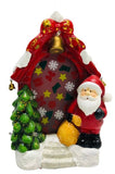 Casa santa de navidad on luz en aja