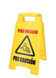Precaucion piso mojado