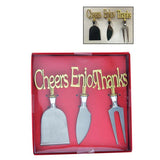 Juego cuchillos p/queso 3pz 16.7x