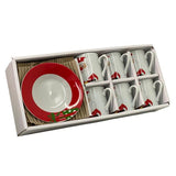 Juego taza con plato 12pz 90 90m