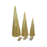Juego arbol con luz 3pz con luz 15x1