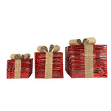 Juego caas de regalo 3pz 25x25x28