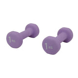 Juego mancuernas de neopreno 1kg