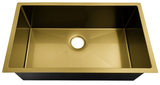 Fregadero sencillo dorado 32'' x 19'' x 10'' acero inox. 304 regga