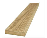Madera 1" x 4" de 16' bruta pino aer.