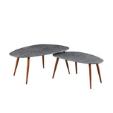 Jg d/mesas (patas) 2pz 110x60x45cm
