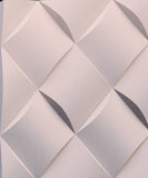Panel vc 3d tio rombos blanco