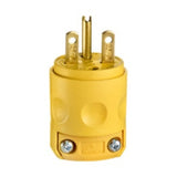 enchufe 220v amarillo plastico 615pv leviton