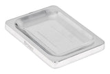 Jabonera de metal cuadrada cromada foset basic