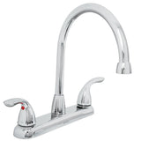 Mezcladora de fregadero 8" cuello alto puños palanca de laton foset aero