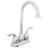 Mezcladora de lavaanos 4" cuello tipo bar puños palanca de laton foset aero