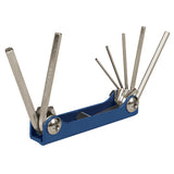 Juego de 7 llaves allen desde 1.5mm hasta 6mm truper..