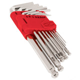 Juego de 13 llaves allen larga desde 3/64" hasta 3/8" truper