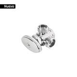 LLAVE ANGULAR DE LATÓN 1/2" X 1/2", DOBLE