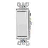 Interruptor sencllo blanco sn tapa lnea classc volteck