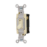 Interruptor sencllo de 3 vas sn tapa crema lnea estandar volteck