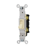 Interruptor sencllo vertcal crema sn tapa lnea estandar volteck