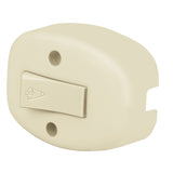 Interruptor sencllo de tmbre crema de superfce volteck