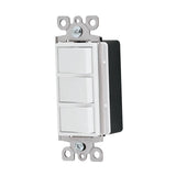 Interruptor trple blanco sn tapa lnea classc volteck