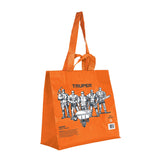 Bolsa plastificada naranja, 40 x 40 cm truper