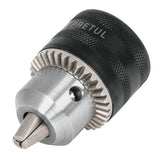 Mandril para taladro de 1/2" con llave pretul..