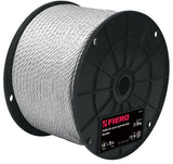 Cable de aero 1/4 flexible 7 x 19 hilos rollo de 75m fiero