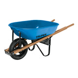 Carretilla 5.5ft3 mangos de madera y goma imponhable truper