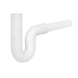 Sifon flexible para lavamano 1 1/4" con extenion 20cm pvc foet