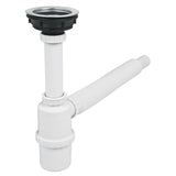 Sifon para fregadero 1 1/2" tipo bote con boquilla de polipropileno foet