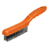 Cepillo de alambre 64 pineles de aero al arbono on mango truper