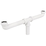 Sifon doble para fregadero 1 1/2" de polipropileno foet