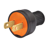 Juego de 2 enchufes 127v de pvc volteck