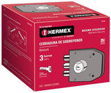 Cerradura atornillable de 3 barras on llave de puntos de hierro hermex