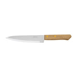 Cuhillo 7'' de hef mango de madera pretul