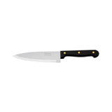 Cuhillo 6'' de hef mango plastio pretul