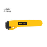 Cuhilla (utter) 6" plastia en blister pretul