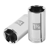 Cubo meanio 1 3/16" entrada 1/2" hexagonal largo truper..