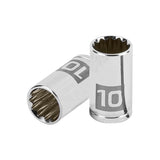 Cubo meanio 10mm entrada 1/4" estriado truper..