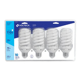 Juego de 4 bombillos 28w 120v bao consumo espiral luz blanca t4 volteck