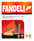 Kit de Lijas para Madera (3 Hojas, 230 × 290 mm)