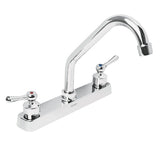 Mezcladora de fregadero 8" cuello corto puños palanca de plastico foset basic abs