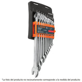 @juego de 11 llaves combinadas desde 8mm hasta 19mm truper