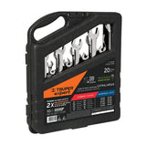 Juego llaves extralargas,20pzas,std y mm..