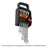 Juego de 6 llaves combinadas extralarga desde 9mm hasta 15mm truper