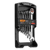 Juego de 8 llaves combinadas con chicharra desde 1/4" hasta 3/4" truper