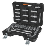 @juego de autocle cuadro 1/2", 45 piezas,